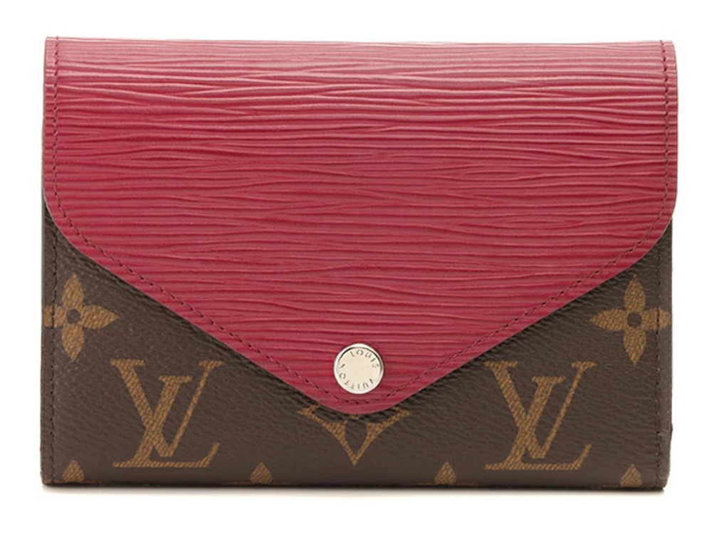 LOUIS VUITTON Portefeuille Marly Compact Tri fold Wallet Monogram Epi